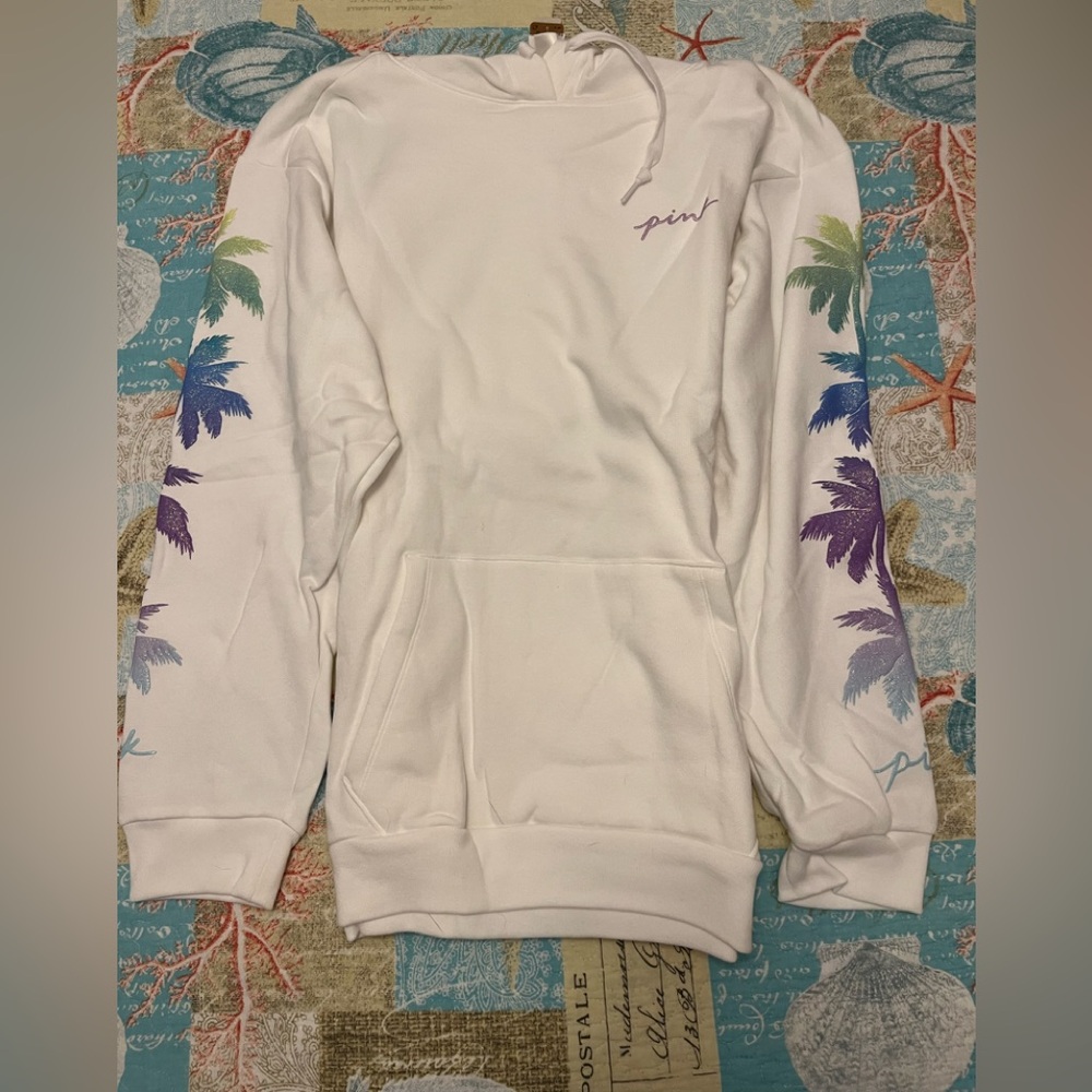 NWT- Victoria Secret Pink Hooded Sweatshirt- XXL